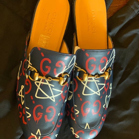 Gucci Princetown ghost graffiti W8 / M6.5 / 250mm - Picture 3 of 13